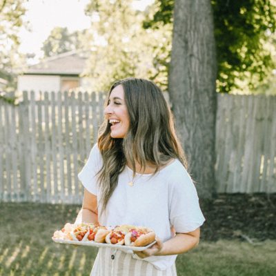 A Summer Hot Dog Bar