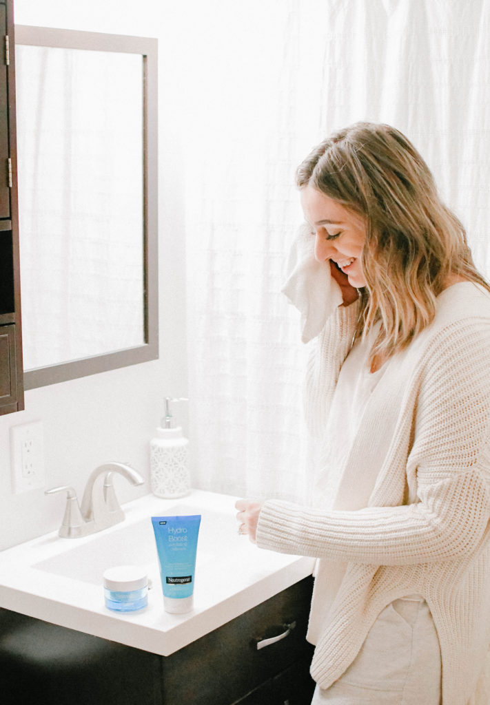 Girl Washing Their Face